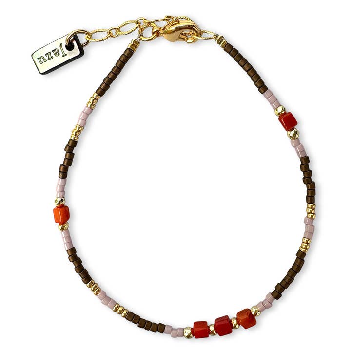 Jazu Jewellery – Pulseira de missangas por atacado – Pulseira com miçangas e pedras semipreciosas6