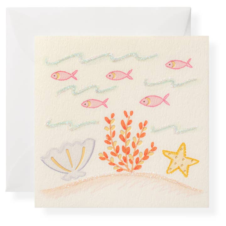 Karen Adams Designs - Vendita all'ingrosso Biglietti di auguri generici - Just Keep Swimming - Confezione regalo individuale