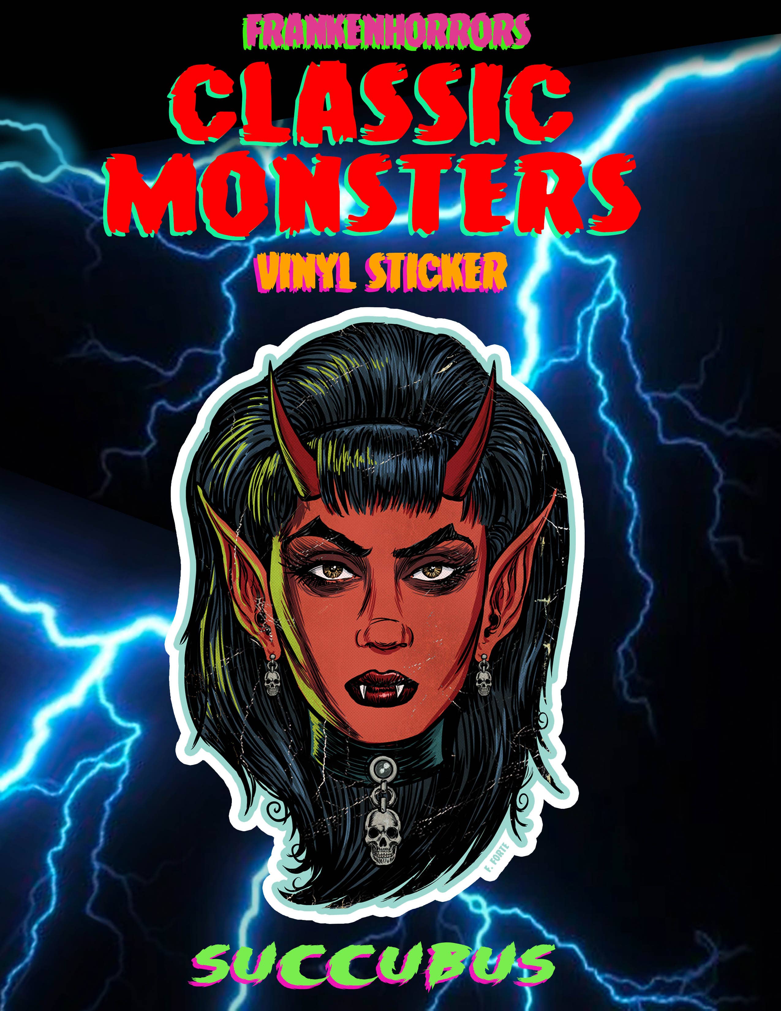Xeno Pop - Wholesale Sticker - Stickerpakket van FrankenHorrors Terror Collection (6 stickers)7