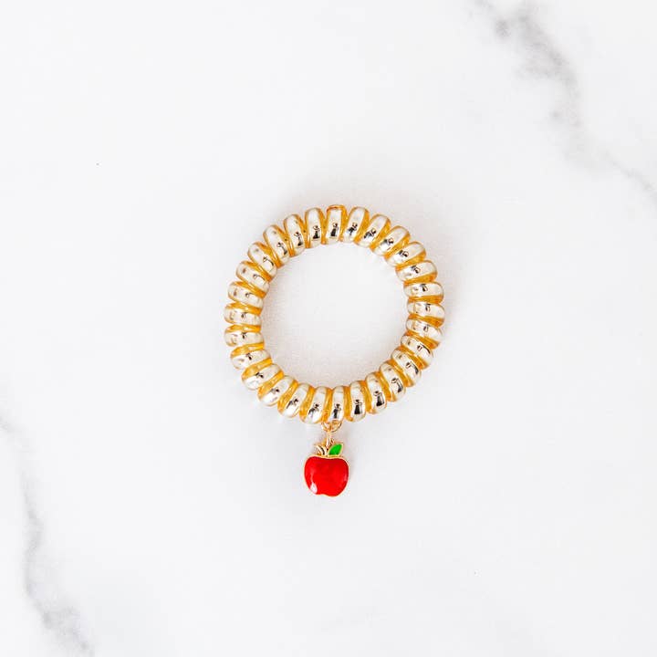 Back-to-School Apple Bracelet for wholesale by Golden Thread
