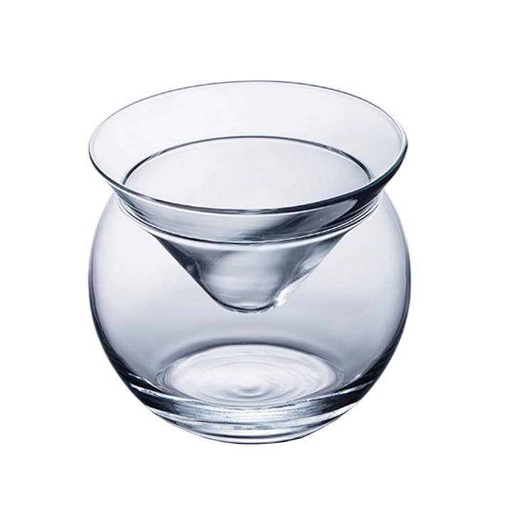 Lemonsoda - Wholesale Cocktail/Liquor Glass - Stemless Martini Glasses with Chiller (7oz) (1pc)