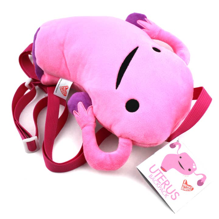 I Heart Guts | Organ Plushies Wholesale - Wholesale Backpack - Women's - Uterus Plushie Backpack6