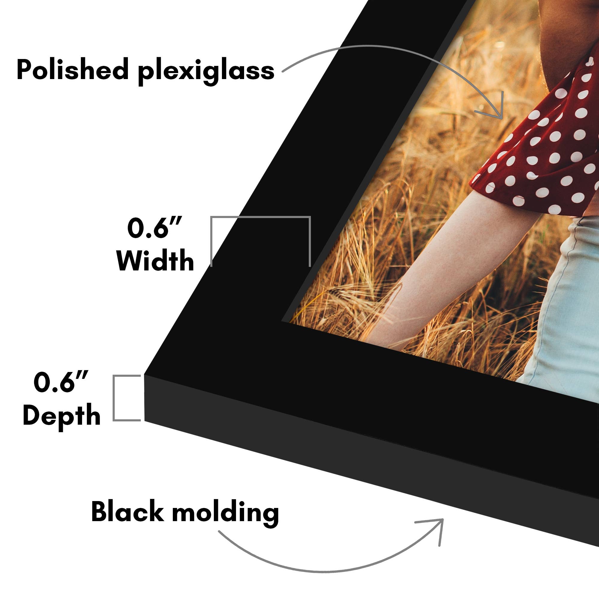 Americanflat - Wholesale Picture Frame - Americanflat 5 Pack Picture Frames Plexiglass Cover22