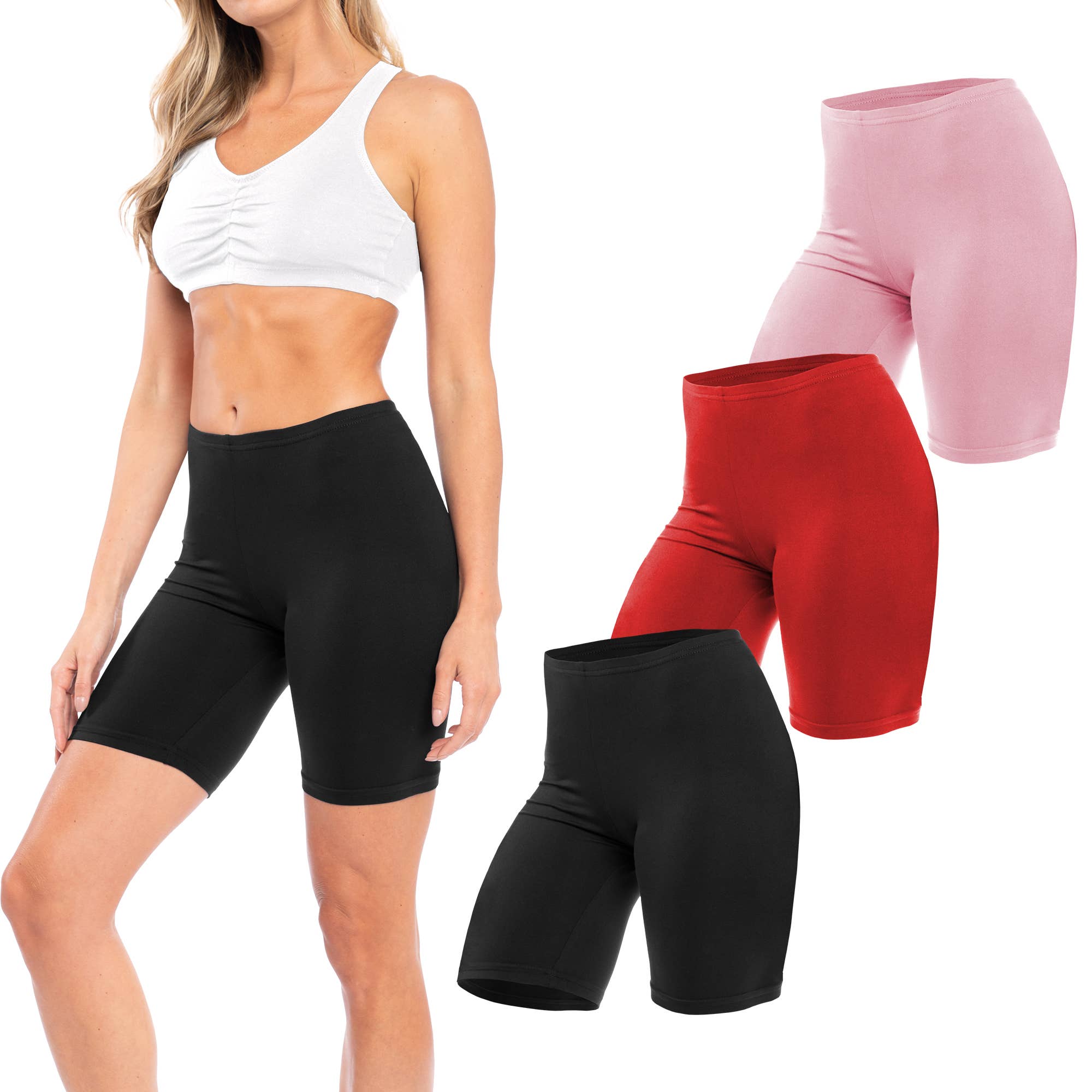 I-Wear Brands - Wholesale Athletic Shorts - Women's - 3 Pack Women's Cotton Boy Shorts Underwear Anti Chafing15
