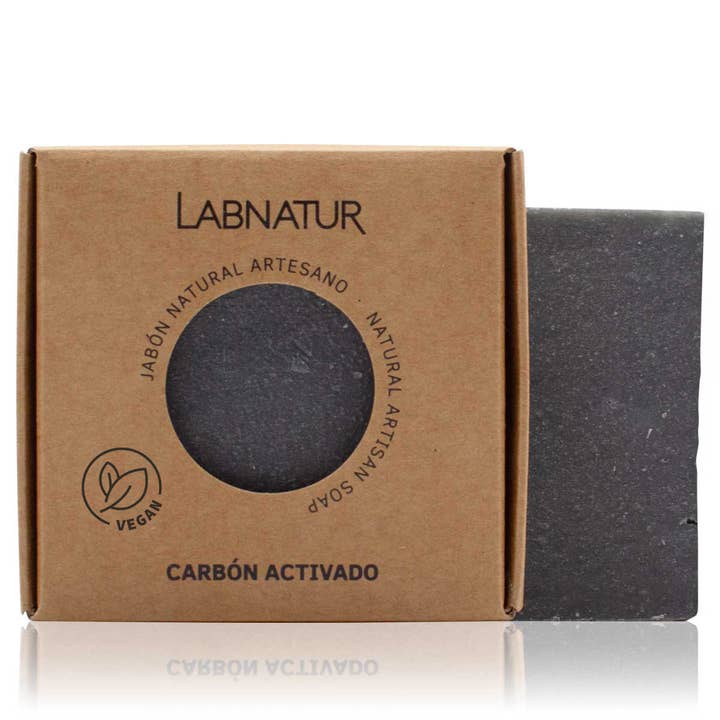 Labnatur Premium Activated Carbon Natural Soap 100gr for wholesale by Laboratorio SYS