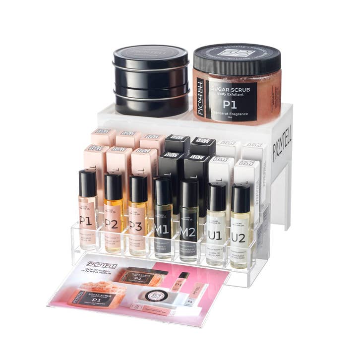 PICNTELL - Wholesale Retailer Display - Beauty & Wellness - Acrylic Perfume Countertop Display Stand6