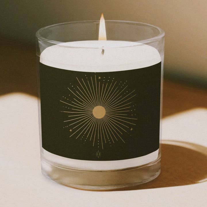 VALRYGG studio - Wholesale Jar/Filled Candle - The Sun - Glass jar soy wax candle0