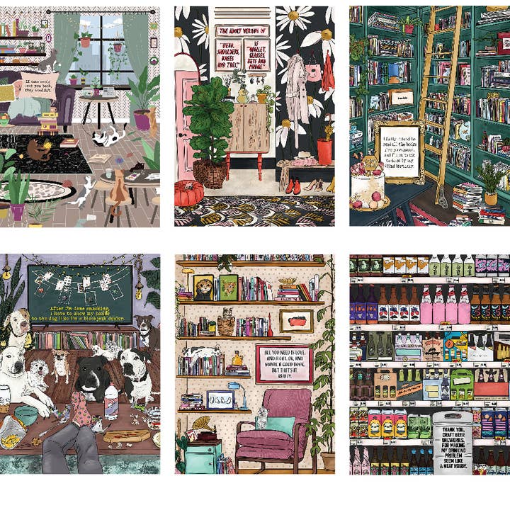 Puzzles Bestseller-Vorpackung | 12 Puzzles | 1000 Teile für den Großhandel von ellembee gift