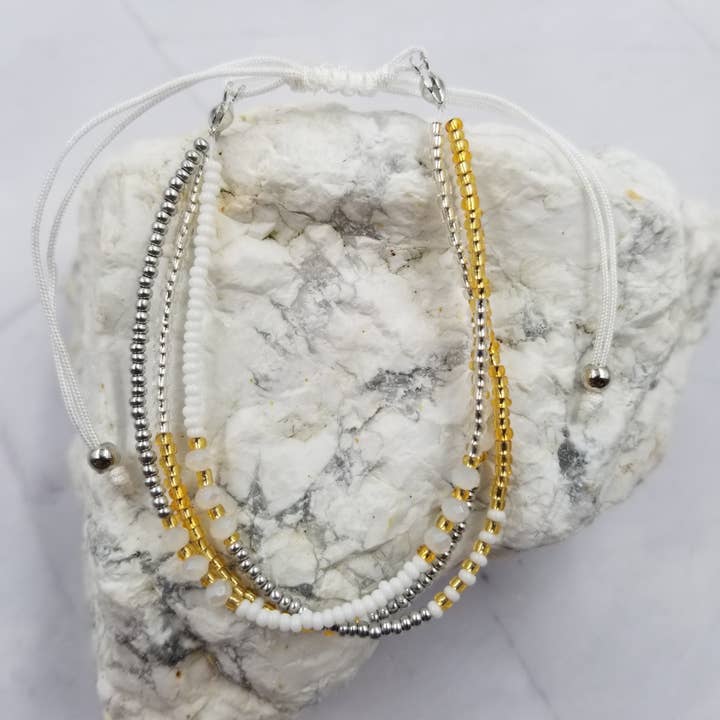 The Pretty Jewellery - Wholesale Beaded Bracelet - Boho Layered Beads Bracelet4