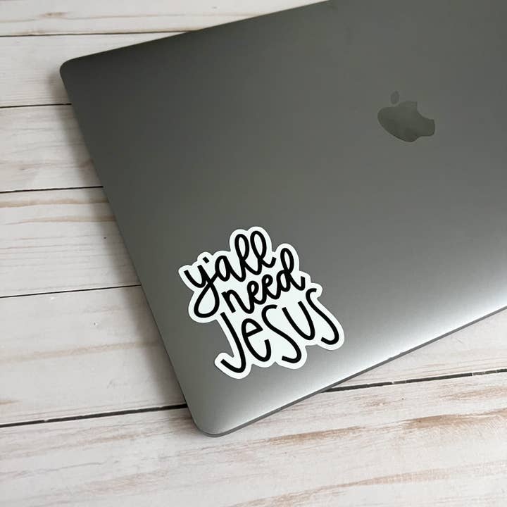 swaygirls - Wholesale Sticker - Jullie hebben Jezus nodig | Christelijke stickers | Jullie hebben Jezus nodig1