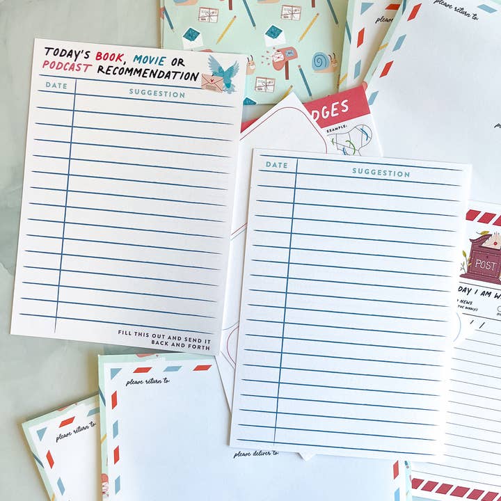 The Paxton Press - Wholesale Stationery/Notecard Set - Snail Mail Kit8