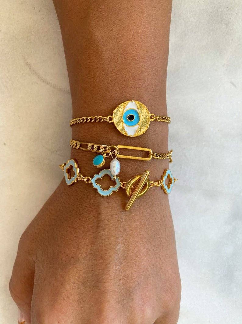 Christina Christi - Wholesale Jewelry Set - Gold Stacking Bracelets4