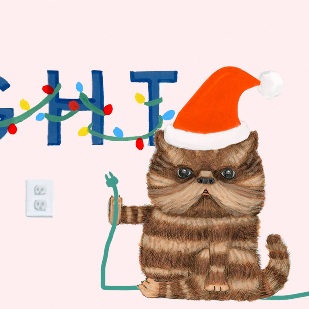 Dear Hancock - Wholesale Christmas Card - Meowy + Bright1