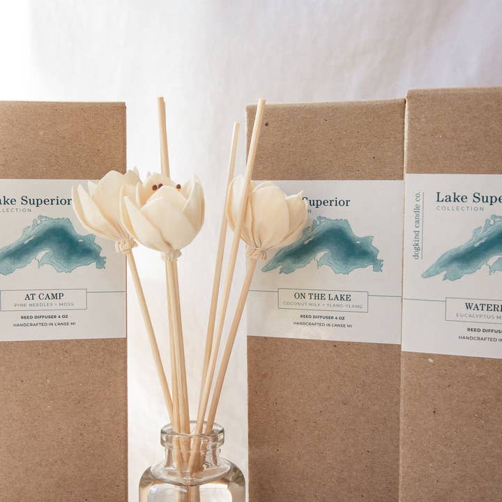 Difusores de varetas Lake Superior | seguro para animais de estimação e não tóxico por atacado de Dogkind Candle Co