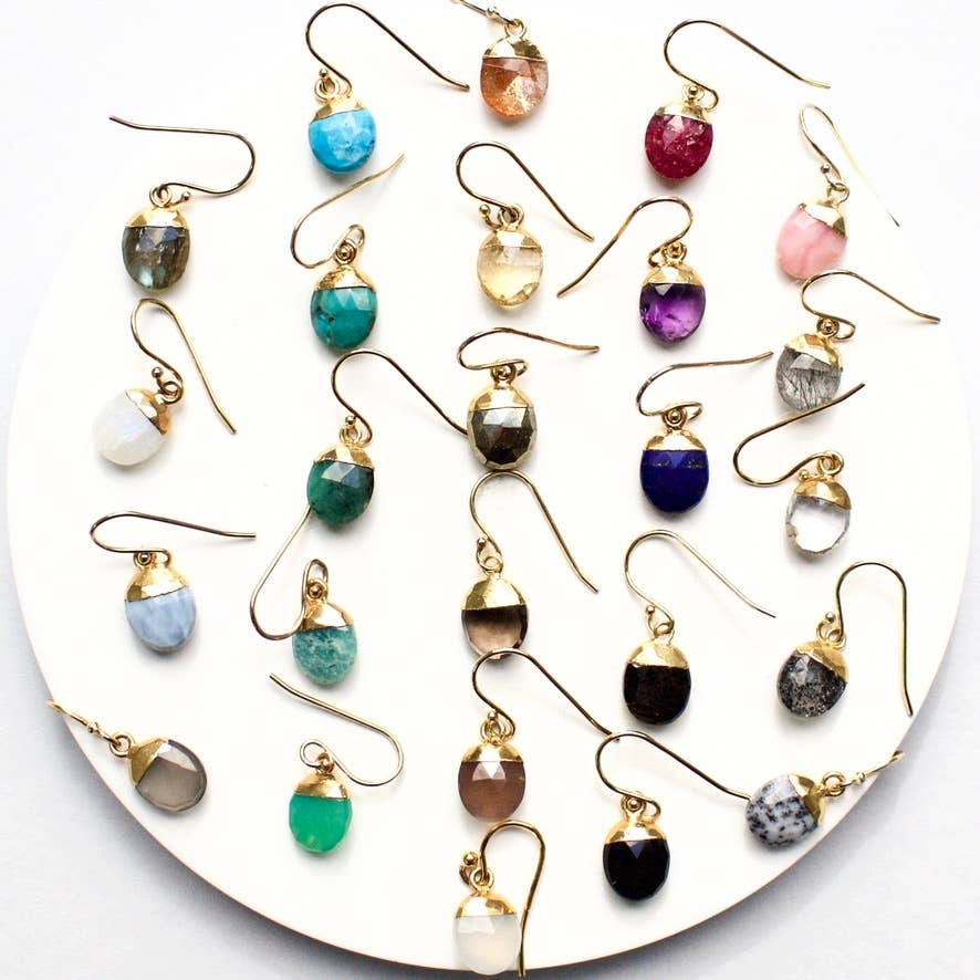 a.v. max - Wholesale Dangle Earrings - Semi Bud Drop Earrings19