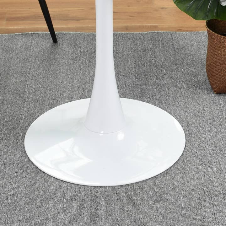 39F Inc. - Wholesale Side Table - 31.5'' Round Dining Table White/Black9
