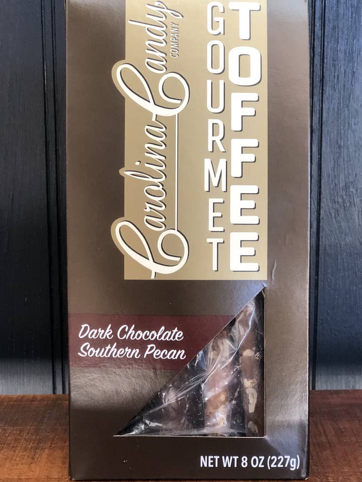 Caramel au chocolat noir et pacanes du sud pour la vente par Carolina Candy Company