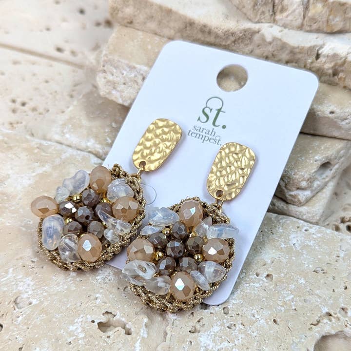 Pendientes de lujo con cuentas para venta al por mayor de Tempest Designs