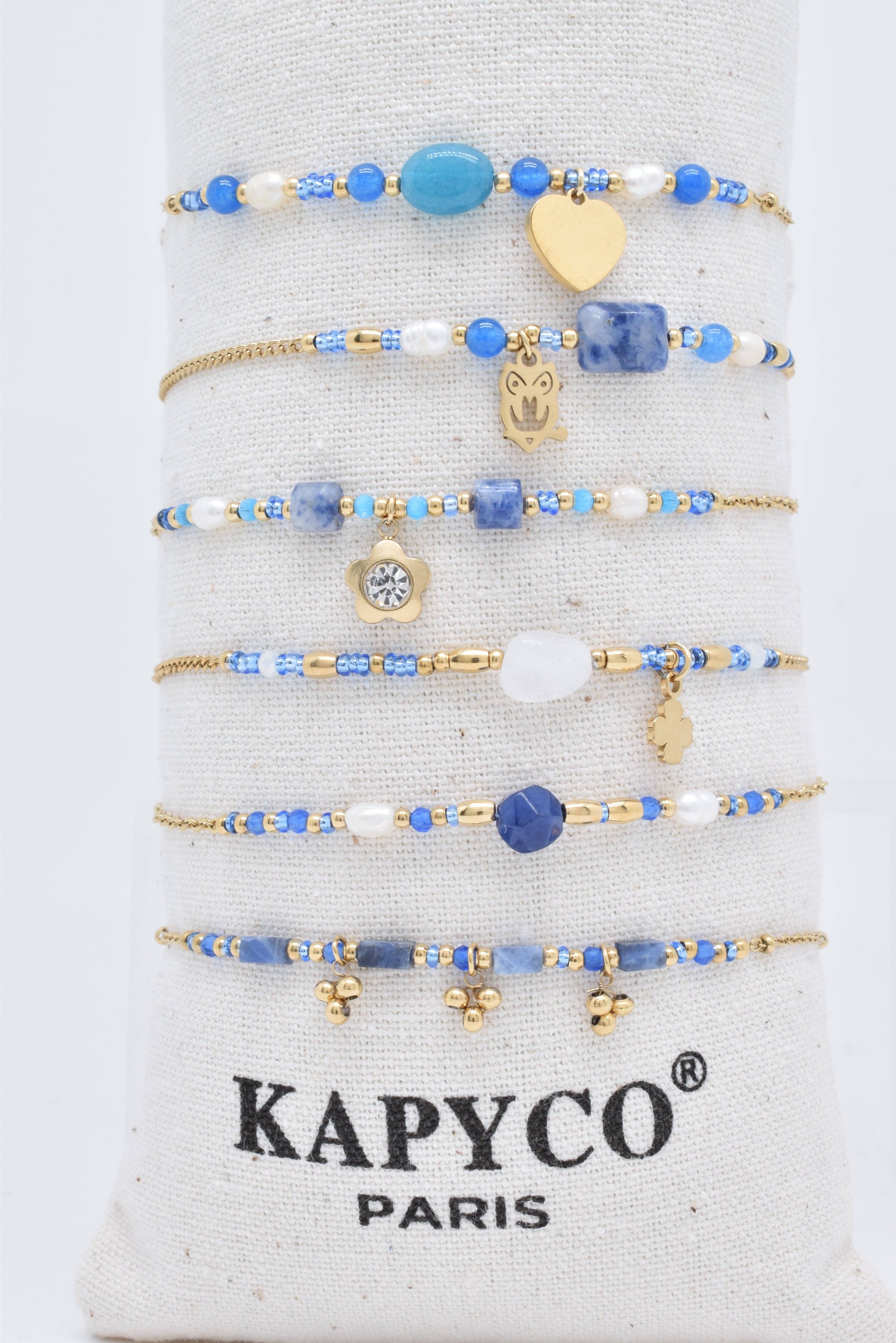 Kapyco - Vente Parures de bijoux - BRACELET - BR110089OR-BL1