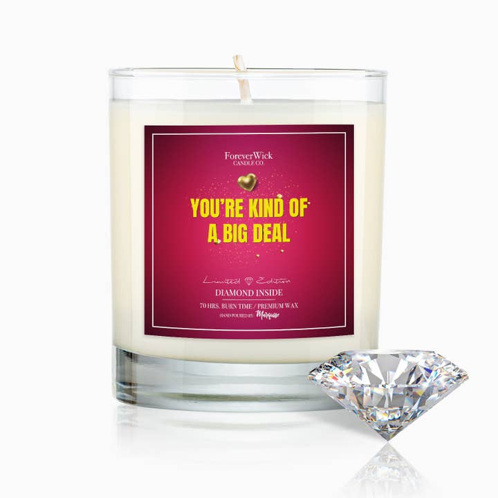 Je bent een Hele Grote Zaak Diamantkaars voor wholesale door ForeverWick Candle Co