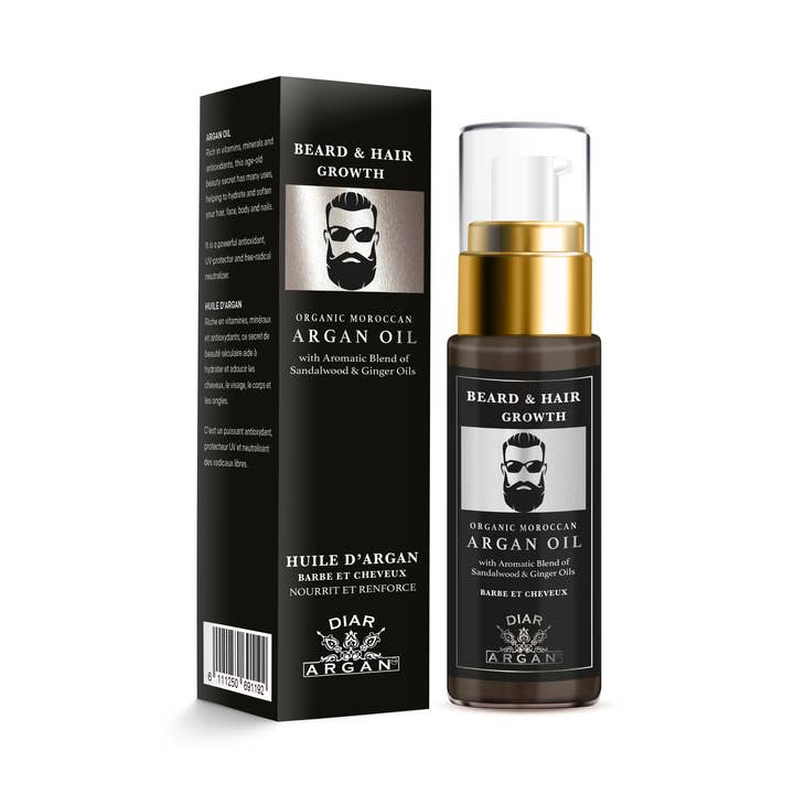 Kräftigendes Serum für Bart und Haare mit Argan für den Großhandel von DIAR ARGAN