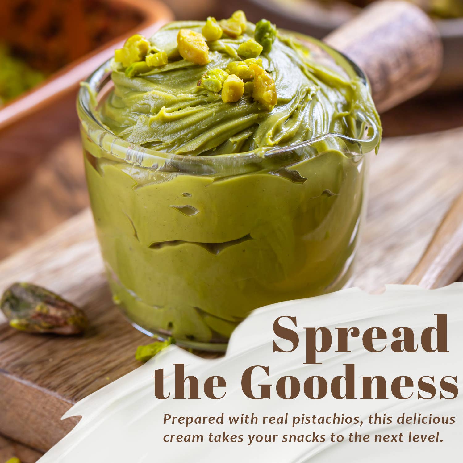 Ceres Gourmet - Vente Beurres de noix - Crème de Pistache Professionnelle pour Barres de Chocolat de Dubaï, Brownie et Crêpe ou Pâtisserie, et Applications de Desserts 1 kg / 3 kg / 5 kg15