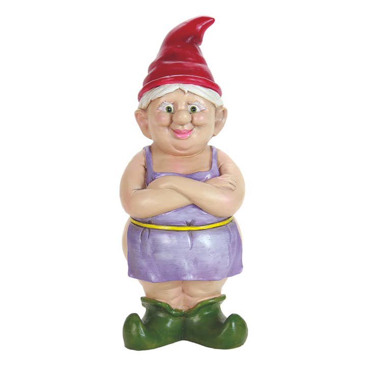 Exhart - Wholesale Garden Gnome - Buttocks Betty Naked Gnome Statue