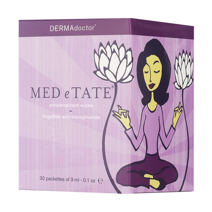 MED e TATE Antiperspirant Wipes for wholesale by DERMAdoctor