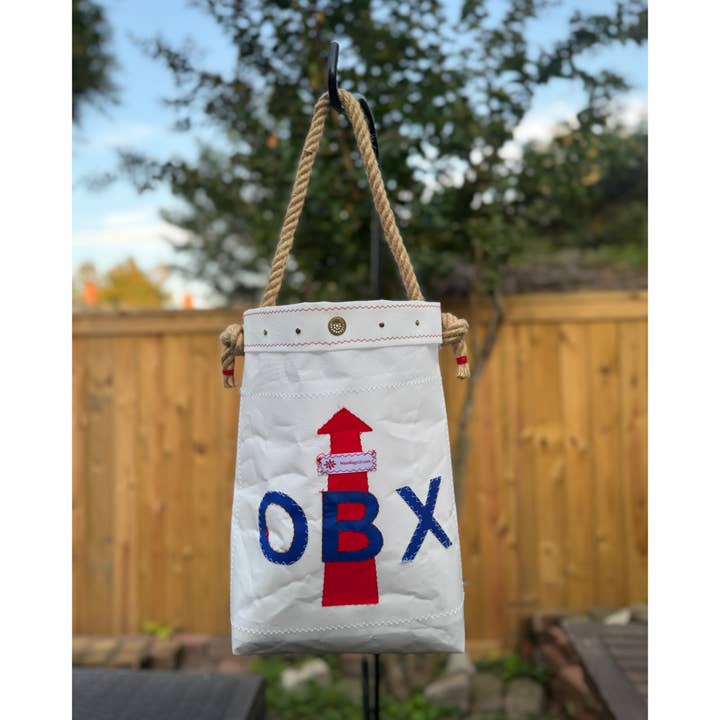 NautiBagsUS - Wholesale Tote Bag - Women's - Sailcloth Lighthouse Bucket Bag #52