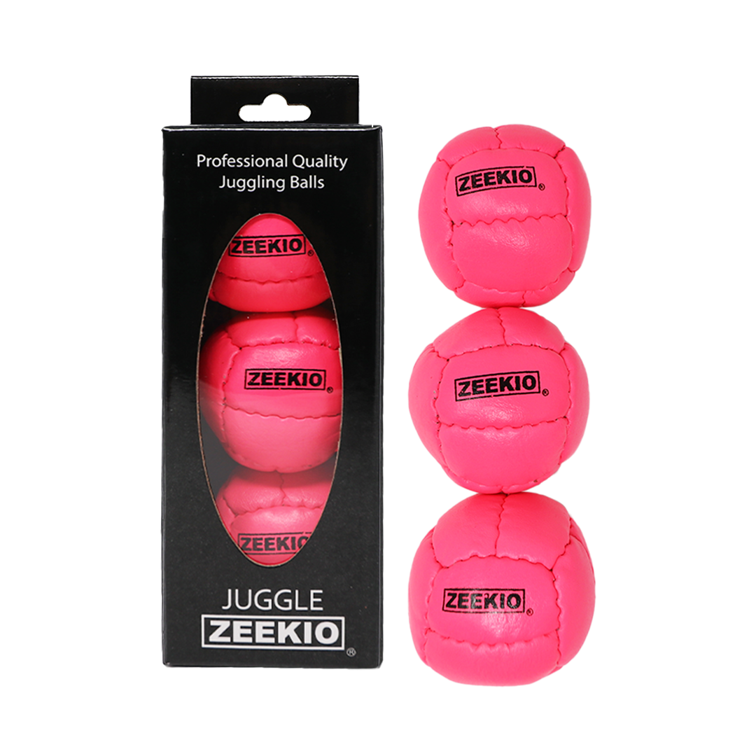 YoYoSam Wholesale - Wholesale Sporting Accessories - Zeekio Galaxy Juggling Balls - Premium 12 Panel Genuine Leather Balls - 130g - 67mm - Pack of 3 Zeekio11