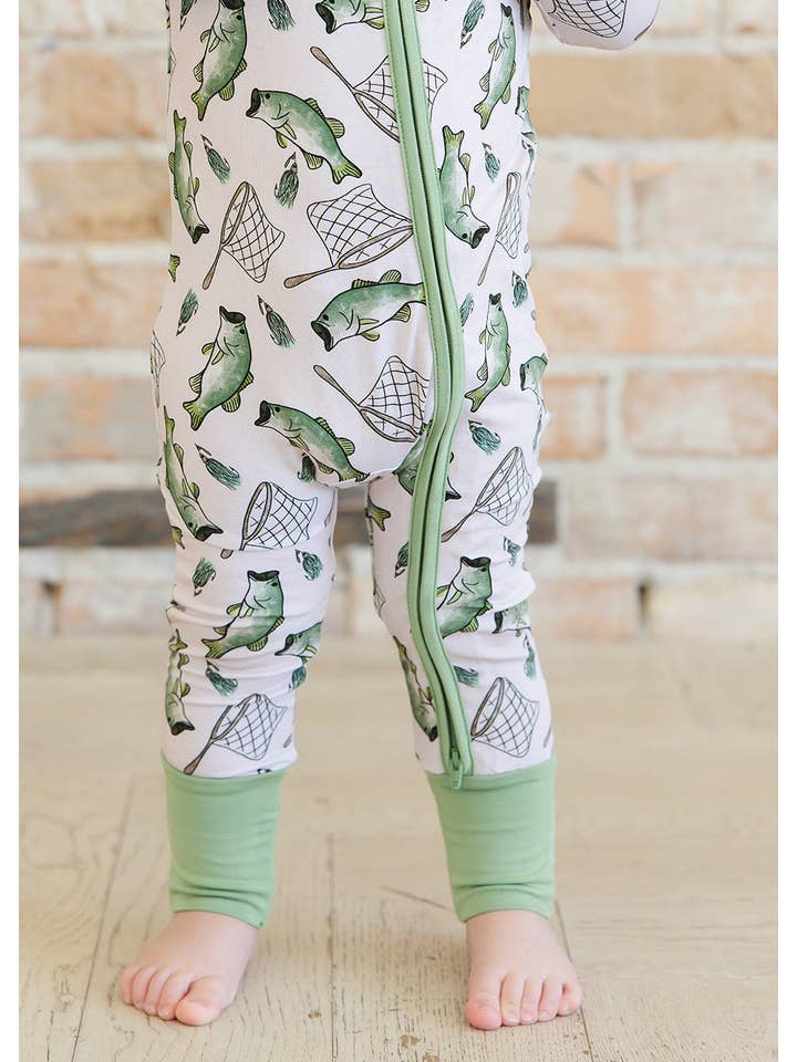 Charlie Lou Baby - Wholesale Jumpsuit - Baby - Bamboo Rompee™ | Gone Fishin'7