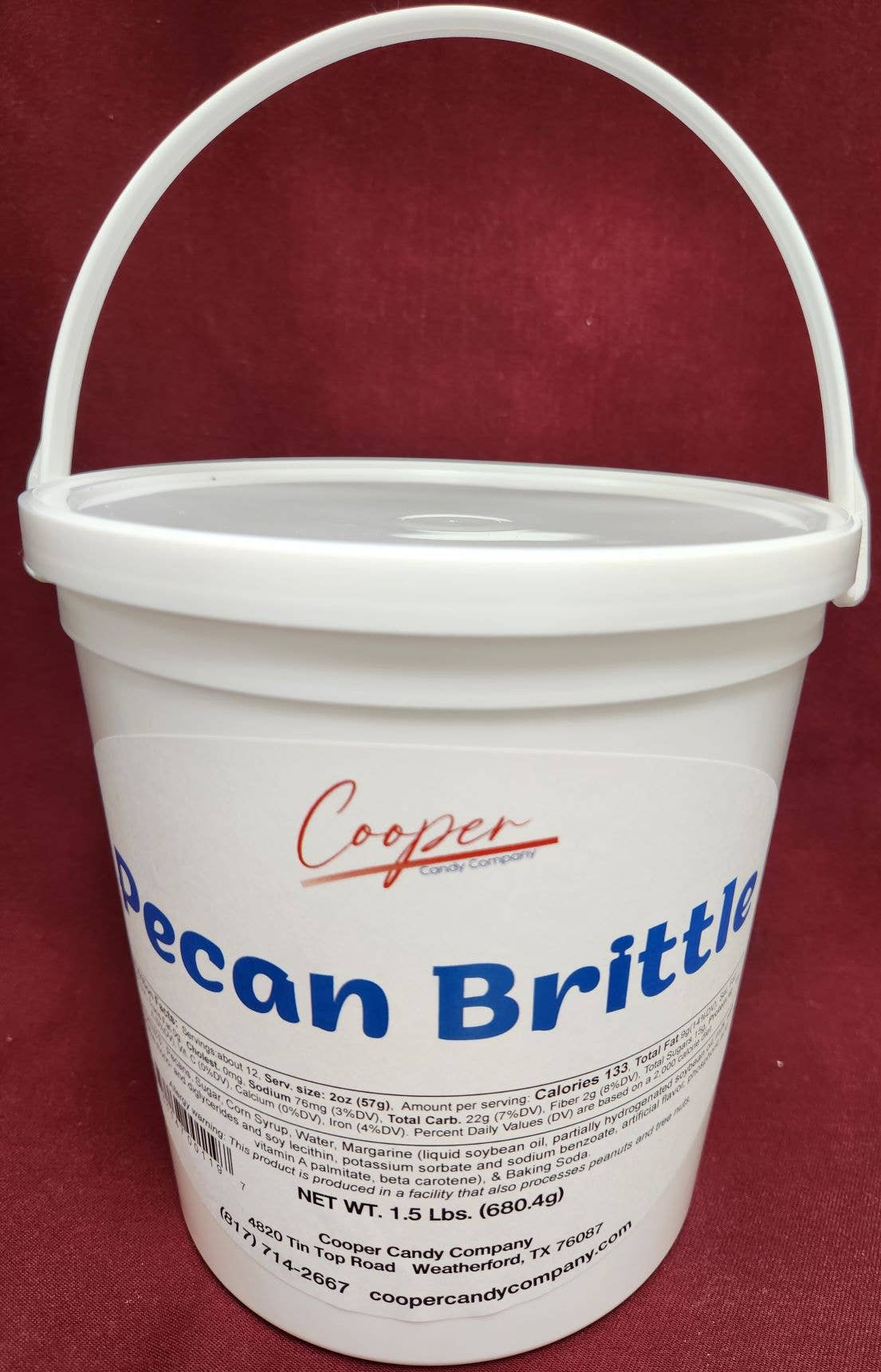 Cooper Candy Company - Wholesale Brittle - Pecan Brittle - 8oz1