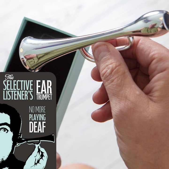 The Selective Listener's Ear Trumpet - Funny Novelty Gifts for wholesale by Boxer Gifts