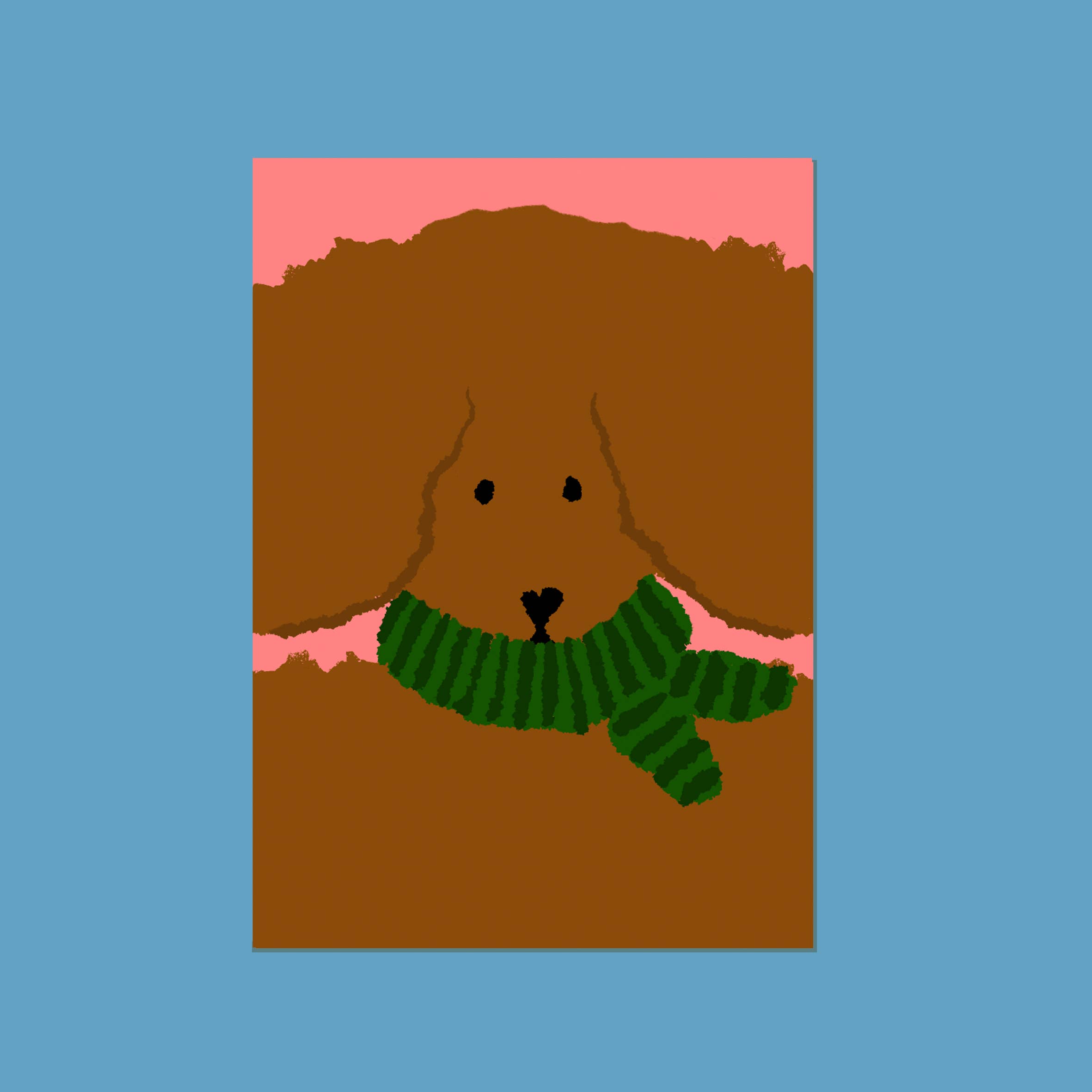 Atelier Titi Ellen de Bruijn - Wholesale Art Print - Well packed dog2