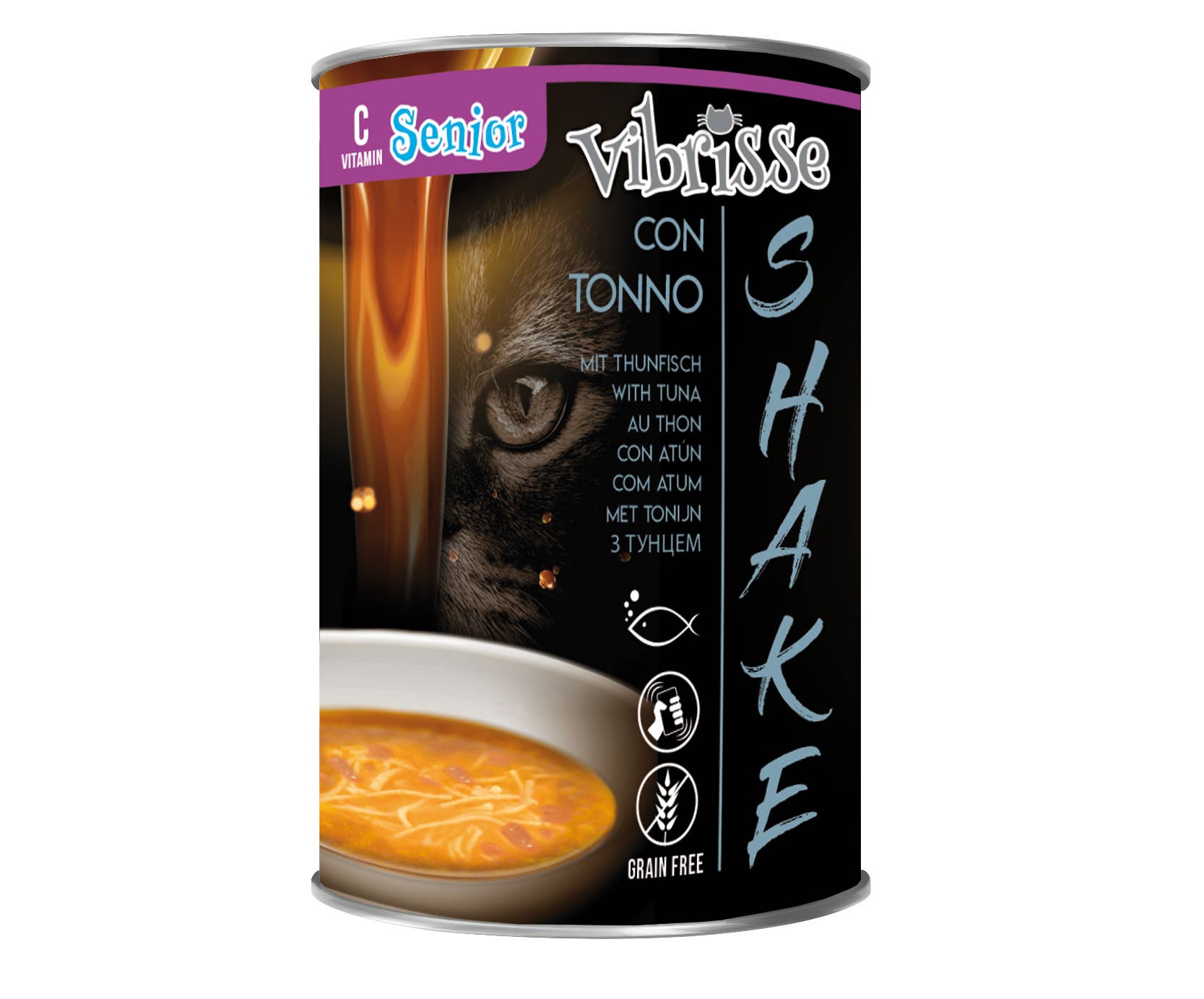 Croci - Wholesale Pet Food - Cat - Wet food for cats - Vibrisse Shake Senior - Crosses1