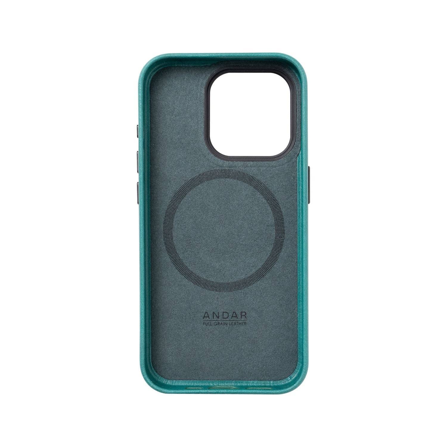 Andar - Wholesale Phone Case - Unisex - The Aspen Full Grain Leather iPhone Phone Case with MagSafe119