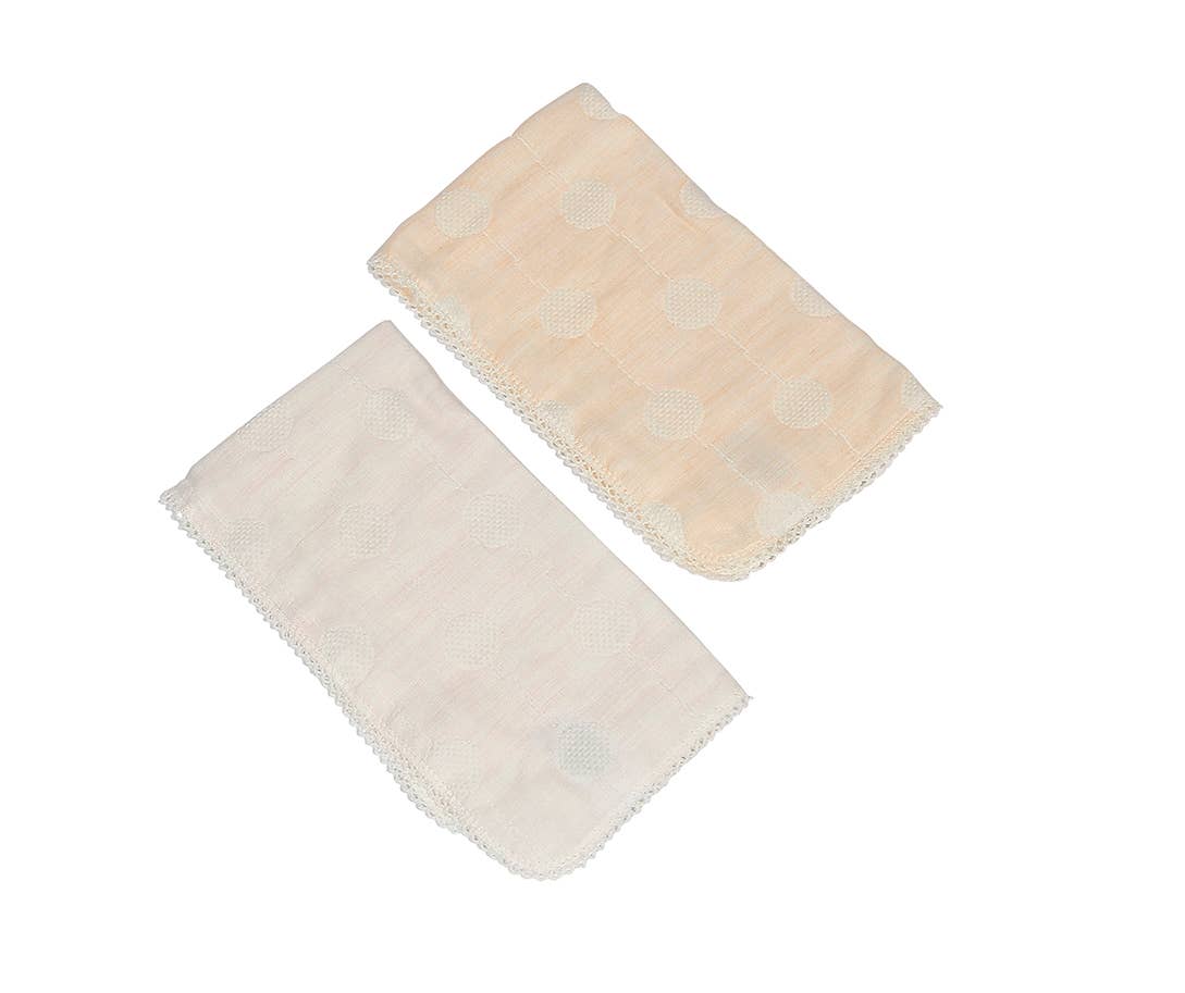 London Bridge & Maison Chic - Wholesale Burp Cloth Set - Baby - Bamboo Blend Burp Cloth Set - choose from 2 colors4