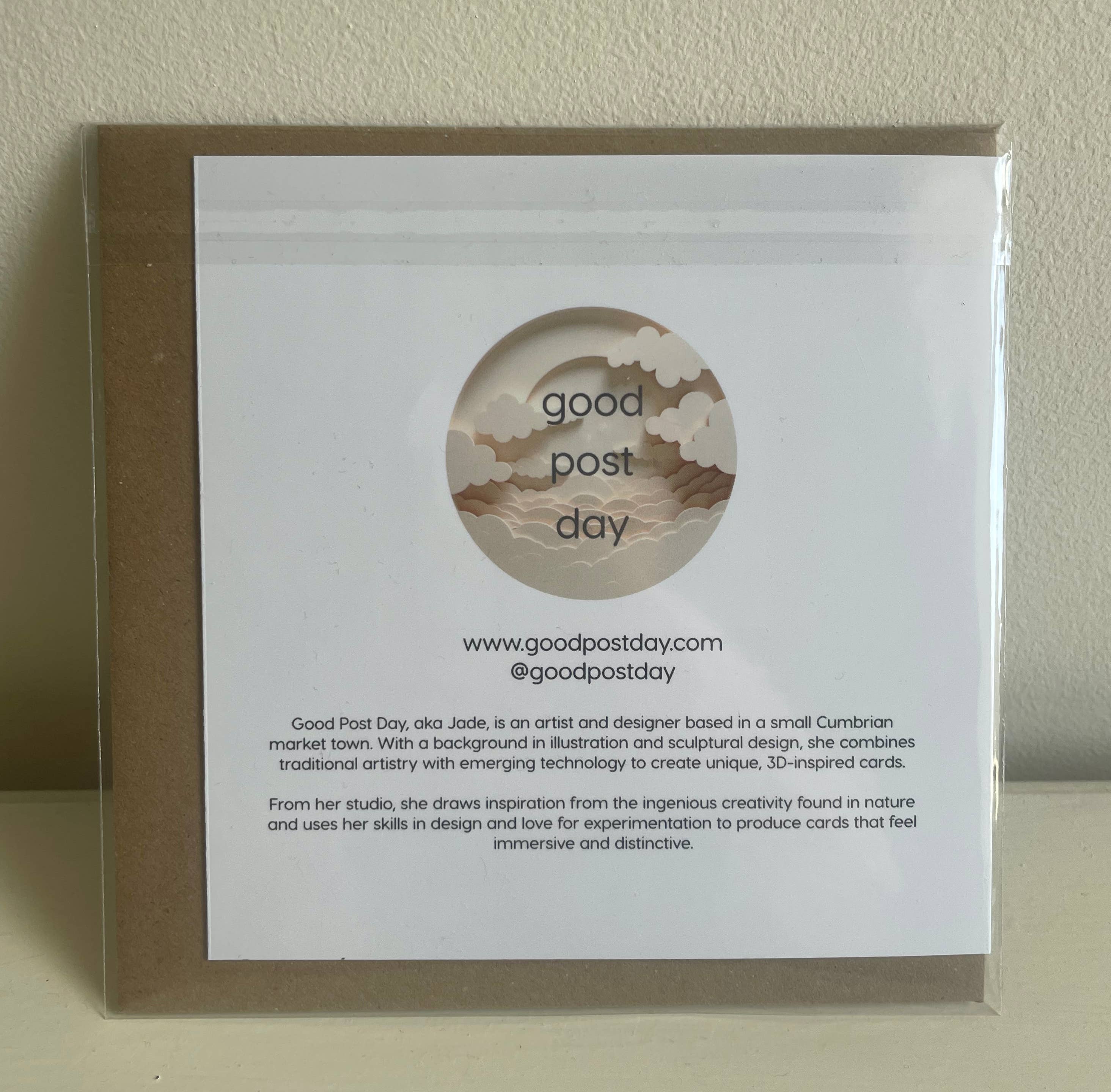 Good Post Day - Wholesale Everyday Greeting Card - Forest Path 2D Printed Shadow Box Card5