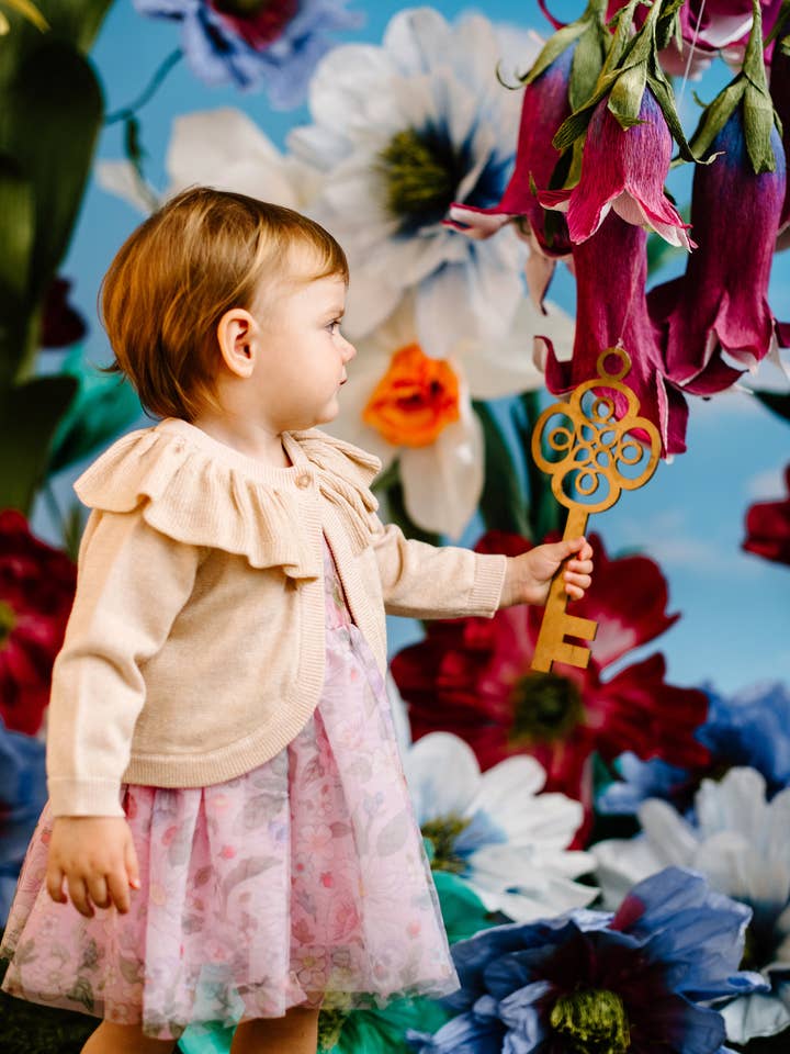 Sparkle Glitter Cardigan - Gold for wholesale by Fleur Harris