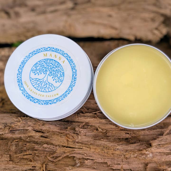 Manna Tallow - Wholesale Beard Styling Product - Manna Tallow Beard Balm Unscented 2oz4