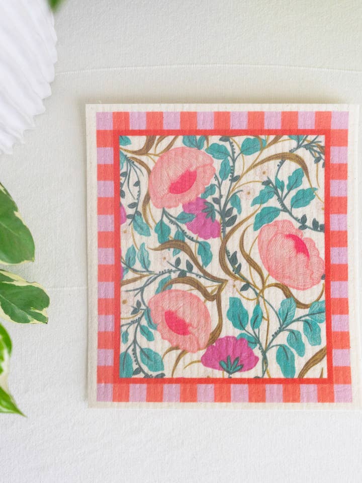 Flora Swedish Reusable Dish Towel for wholesale by Ashton Elizabeth Collective