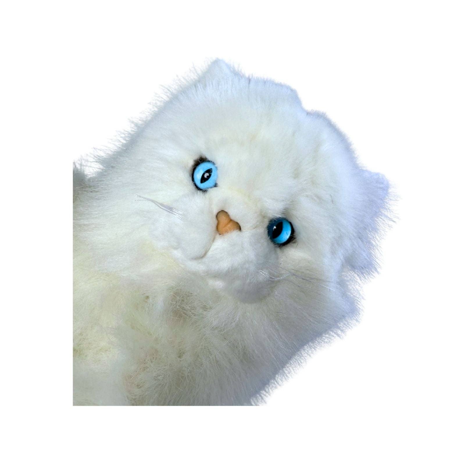 Bocchetta Plush Toys - Vente Peluche – chien - Perle - Chat Persan - 34 cm assis, blanc7