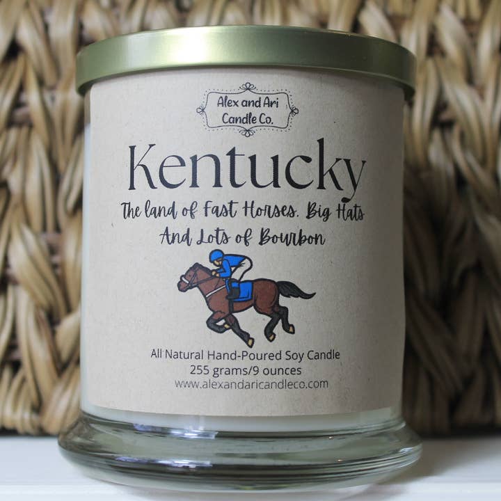 Kentucky Life Soy Candle for wholesale by Alex and Ari Candle Co.