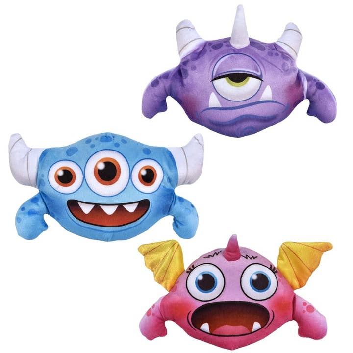 10" Big-Eye Monster 120pc Plush Toy - LLB Toys for wholesale by La Luna Bella - Toys