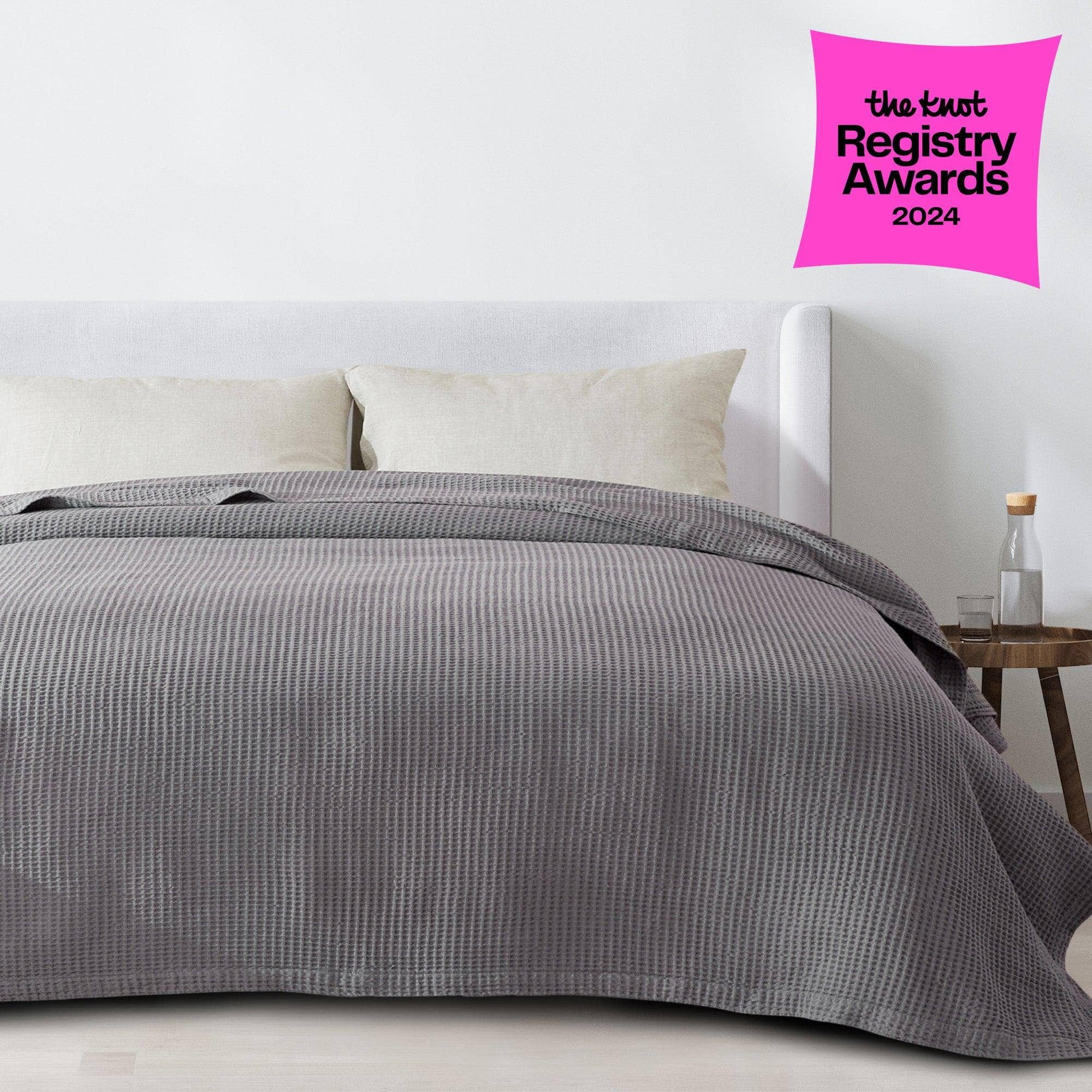 BH Collective - Wholesale Bedding Blanket - Bed Blanket - 100% Cotton Waffle Weave - Mikala Collection60