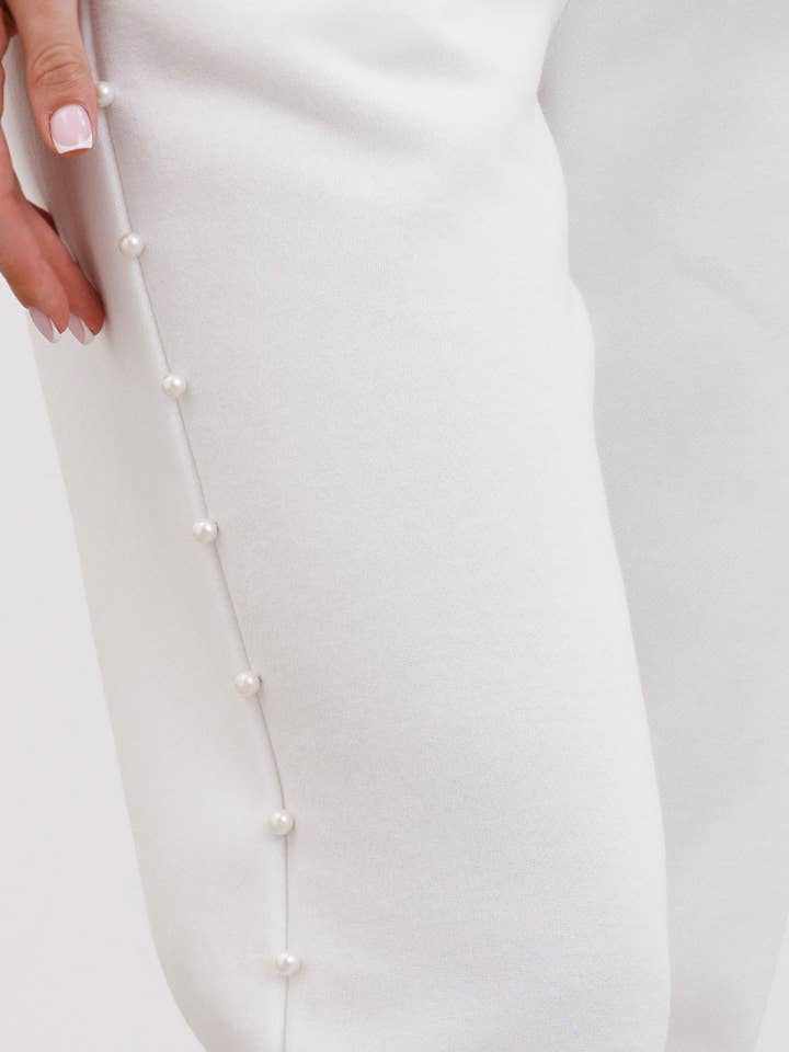 Heirloom Bridal Company - Wholesale Athletic sweatpants/jogging bottoms – Women's - Pearl Sweatpants 2