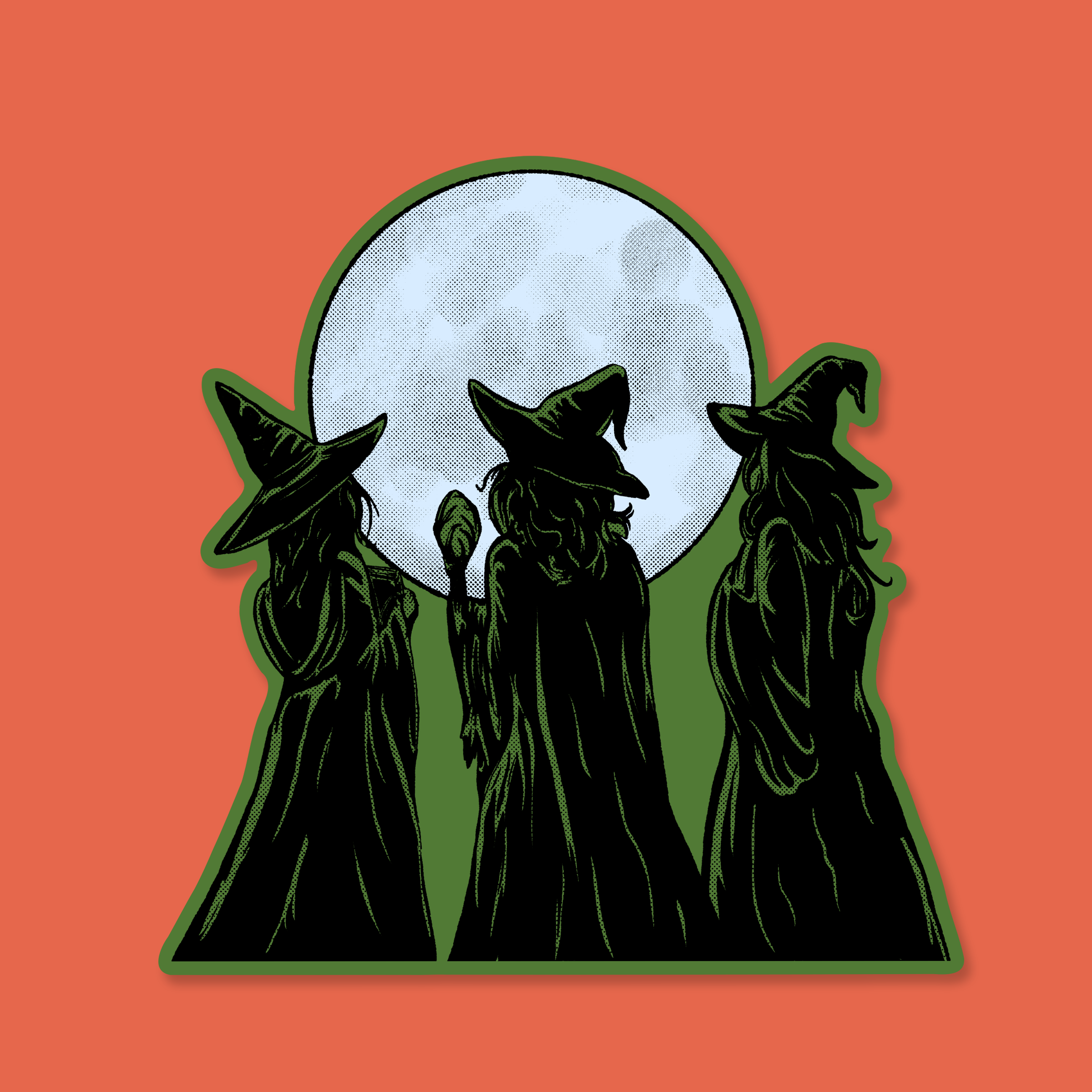 dash&doodle - Wholesale Sticker - Coven – 3" Vinyl Sticker0