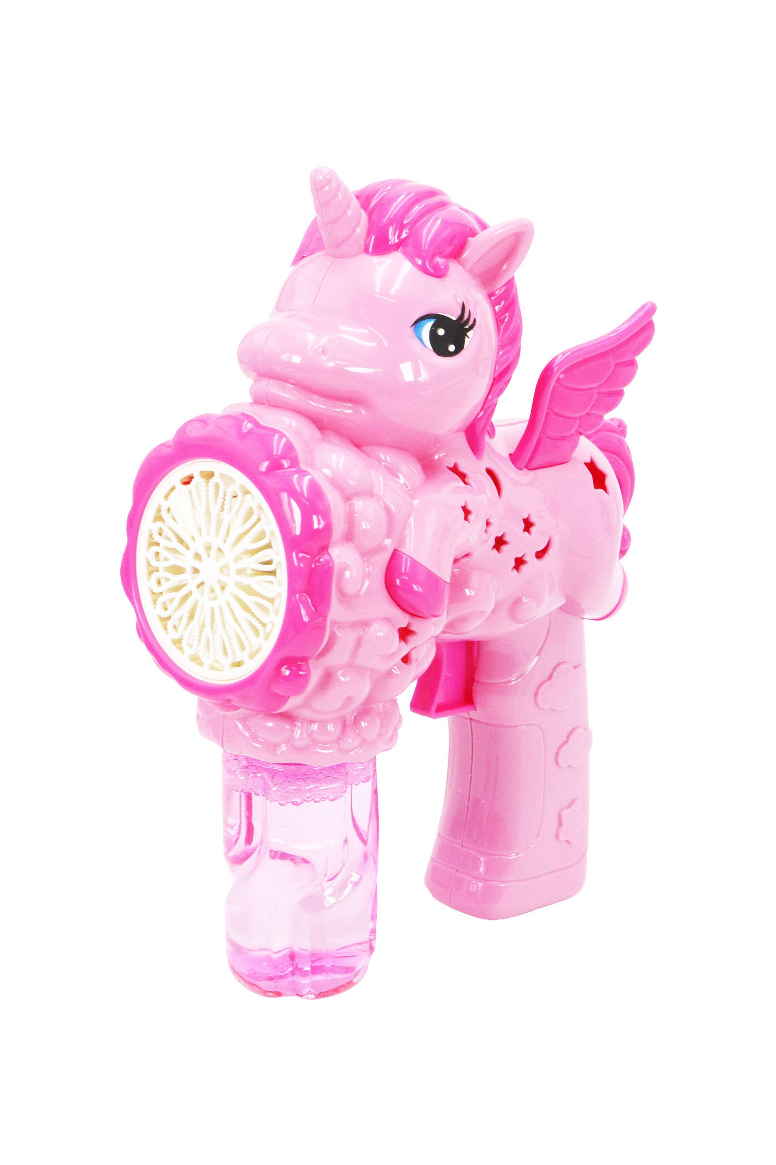 ASSORTED Unicorn Led Light-up Bubble Maker Blast Gun for wholesale on Faire1