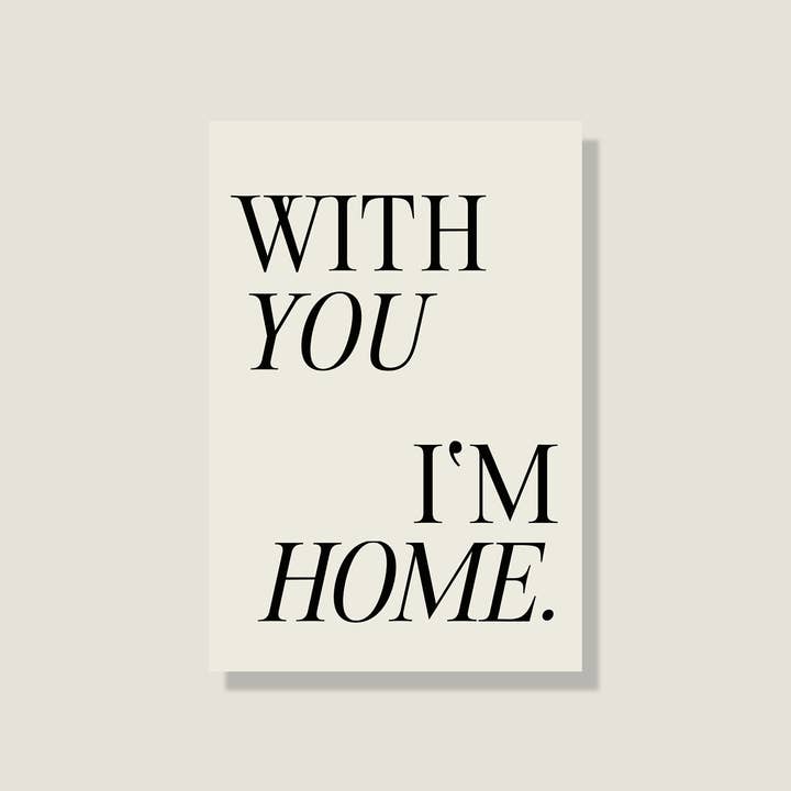 Postkort 'Hjem' for engroshandel hos LIFEOFLONE