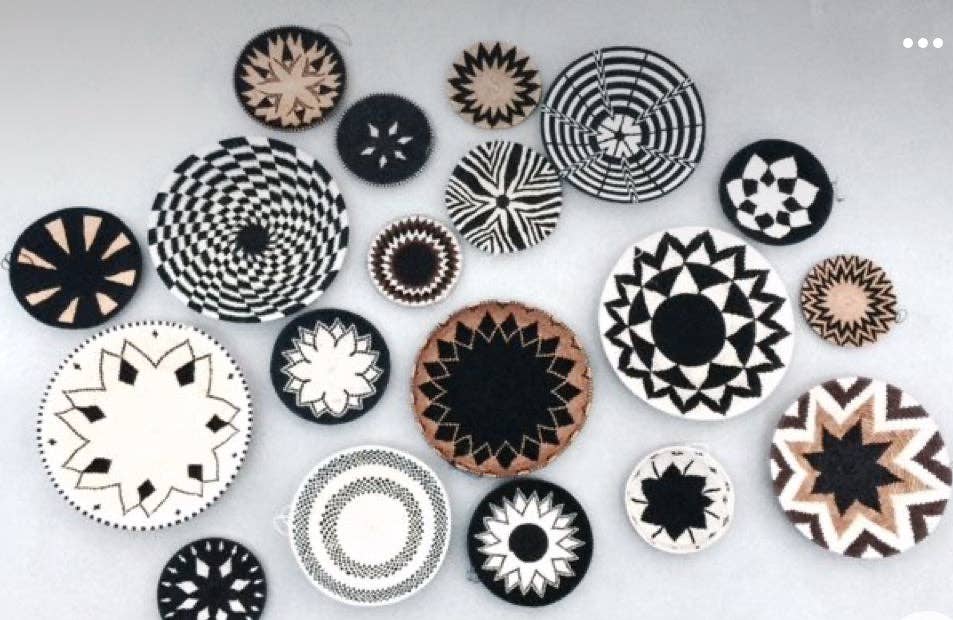 The African Home Goods - Wholesale Basket - HANDWOVEN SISAL ZIENZELE BASKET 9"-10” # 632